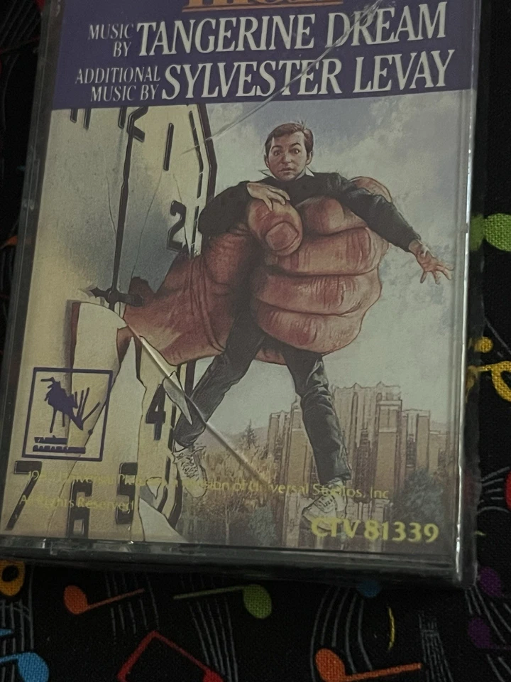 NEW Three O'Clock High Soundtrack Cassette 1987 Tangerine Dream CTV81339 SEALED - Image 3 of 4