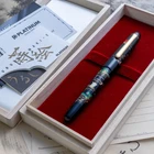Platinum #3776 Century Kaga Hira Maki-e Sansui 14K B Nib Fountain Pen Japan