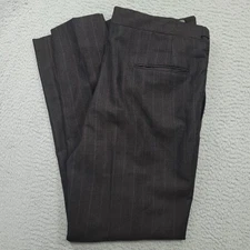 Daks London New York Mens 33x30.5 Pinstripe Dress Pants Trousers