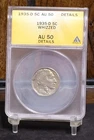 1935-D Buffalo Nickel - ANACS AU Details, Whizzed (#60094-L)