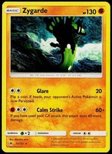 Zygarde 72/131 Rare Forbidden Light Pokemon Near Mint