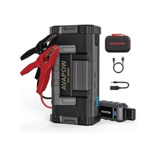 Avapow A68 6000a Car Battery Jump Starter Black