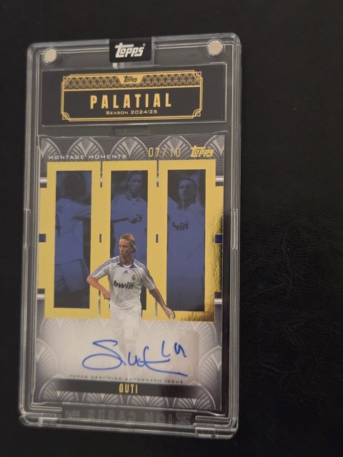Guti /10 autograph Real Madrid Palatial 2024-25