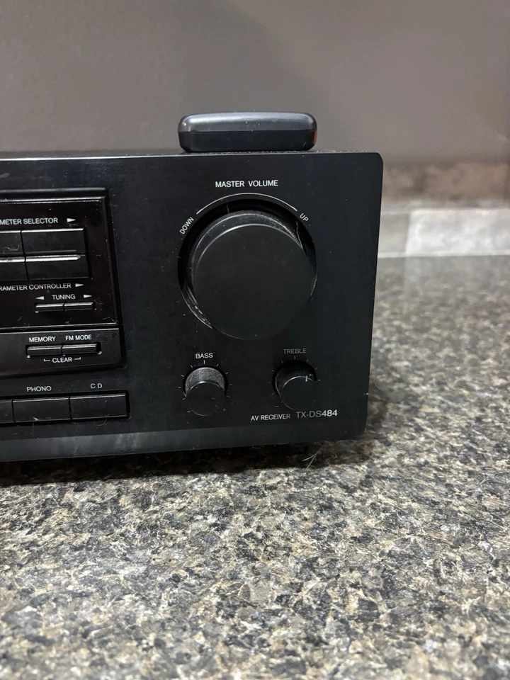 Onkyo TX-DS484 Receiver HiFi Stereo Vintage 5.1 Channel Home Theater Phono Audio - Image 4 of 4