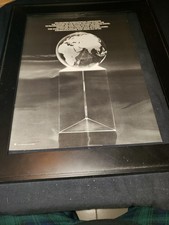 Ray Conniff CBS Records Crystal Globe Award Promo Ad Framed