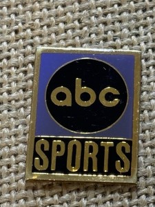 ABC SPORTS Television Network American Broadcasting Company Pin ***READ