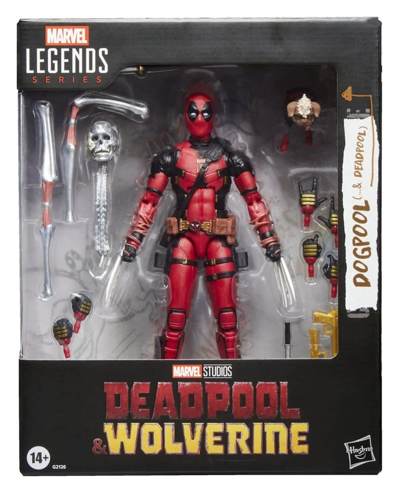 Deadpool & Wolverine Marvel Legends Dogpool & Deadpool Action Figure Hasbro - Immagine 8