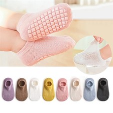 Summer Kids Cotton Socks Boys and Girls Cute Candy Color Mesh Comfy Breathable B