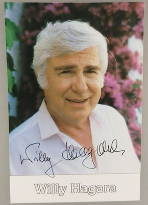 Autogramm österreichischer Schauspieler und Schlagesänger Willy Hagara (132601)