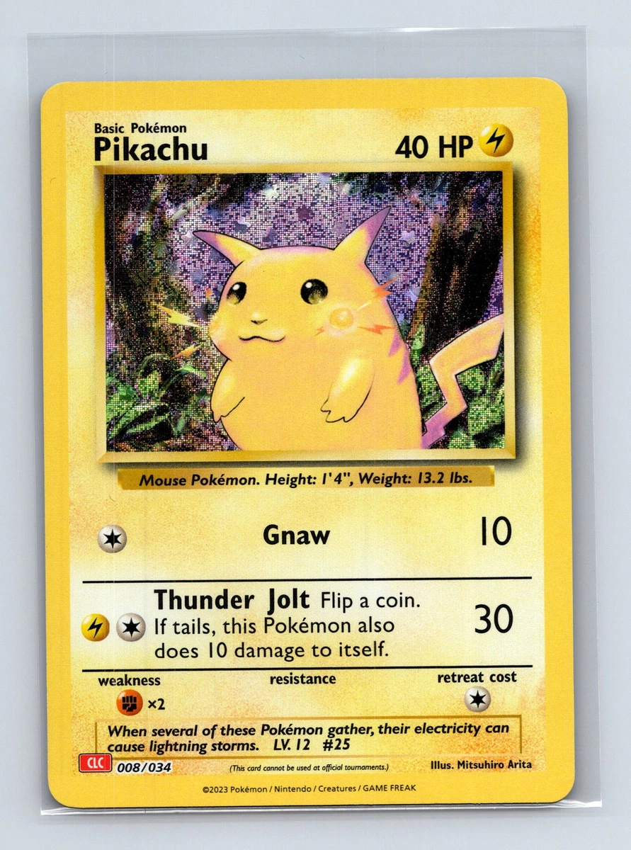 Pikachu 008/034 Trading Card Game Classic for sale | eBay