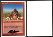 ***Italian Burrowing Signed Artist Proof** MTG Revised Mark Poole Kid Icarus