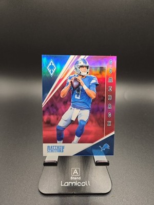 /199 Panini Phoenix Comeback 2019 Matthew Stafford #7 Lions Rams MVP QB NFL!
