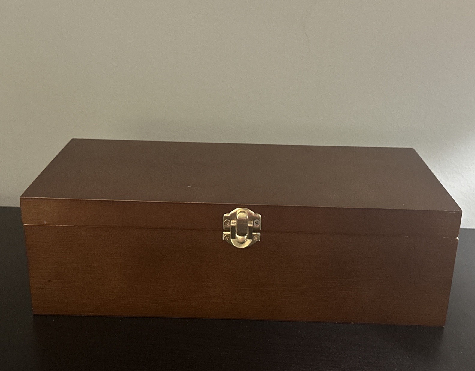 WOODEN SET OF FIVE CHRISTMAS ORNAMENTS WITH WOOD BOX RETRO ARTISAN Finials