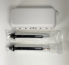 Epson Easy Interactive Pens ELPPN05 Blue Orange in Magnetic Box - Brand New