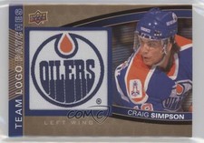 2013-14 Upper Deck Edmonton Oilers Team Logo Craig Simpson #TL-10 Patch 1o3