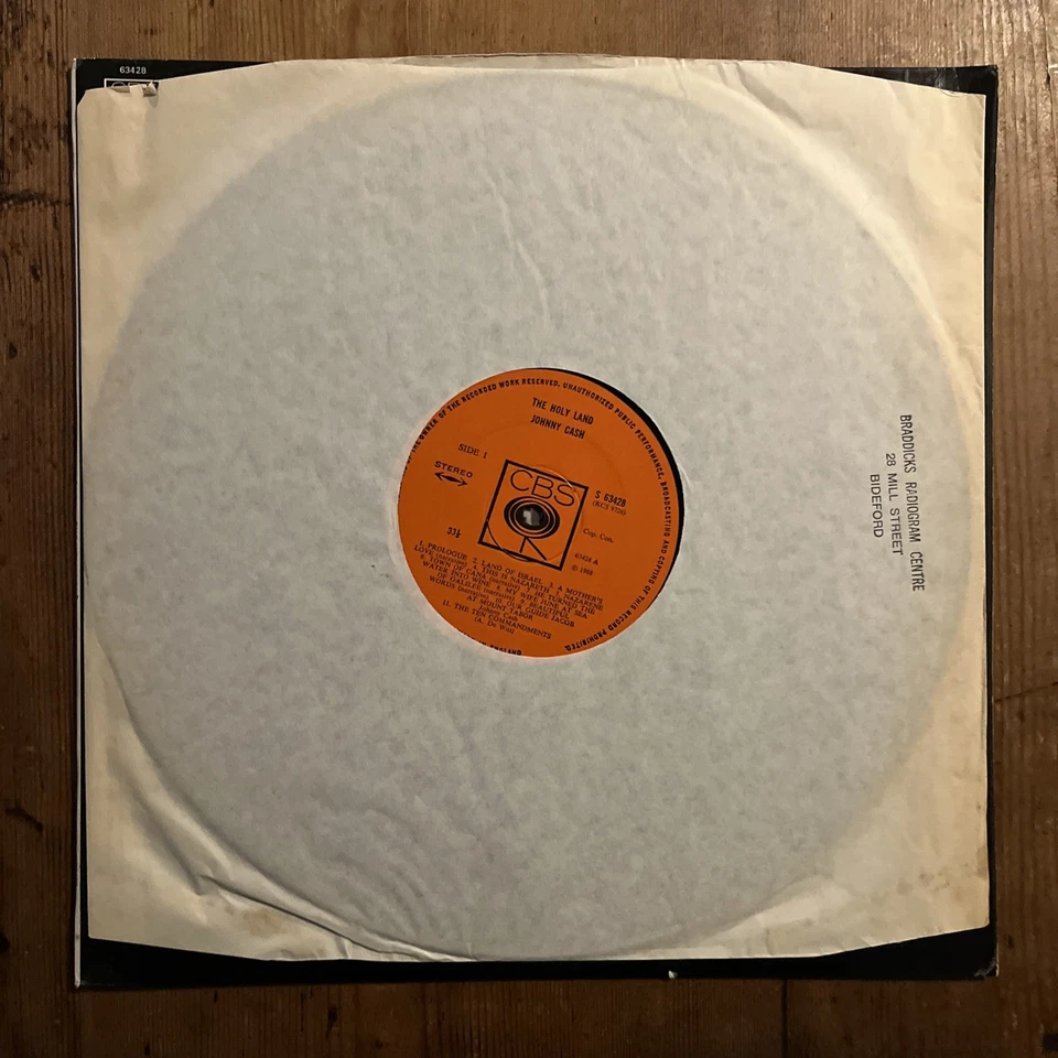 Johnny Cash – The Holy Land. Excellent   - Image 3 of 4