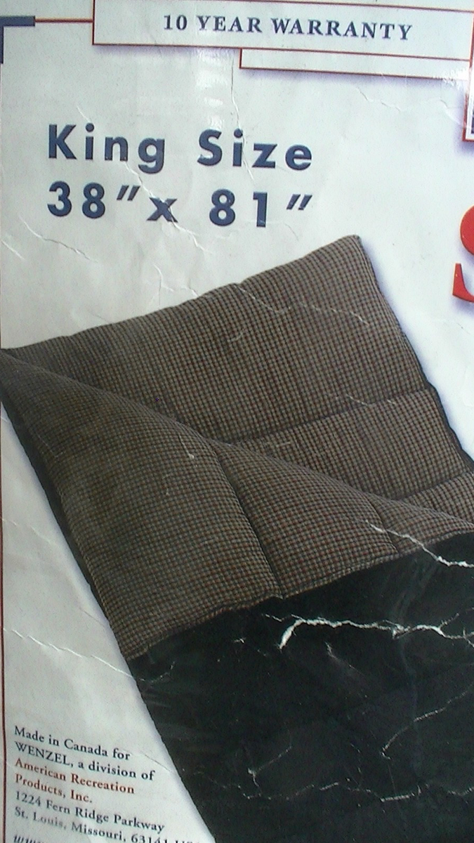 Wenzel Survivor King Size 5 lbs. Sleeping Bag Rated 25F | eBay