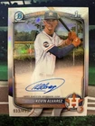 2025 Bowman Chrome Kevin Alvarez Auto Refractor 1st Prospect #/499 Astros