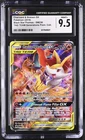 CGC 9.5 MINT+ Charizard & Braixen GX 2019 Black Star Promos SM230 Pokemon Card