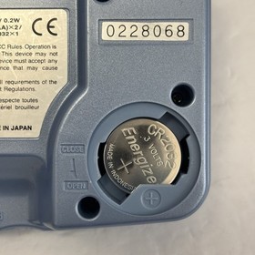 Neo Geo Pocket Color SNK Platinum Blue Handheld Console with Game Tested & Works