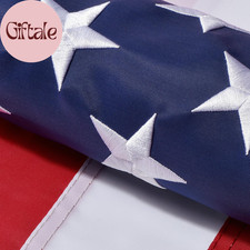 American Flags for outside 3X5 FT- Heavy Duty US Flag USA Flag with Embroidered
