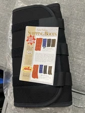 NIP Fabtron Shipping Boots (2) Black Cordura 14” Orthopedic Felt