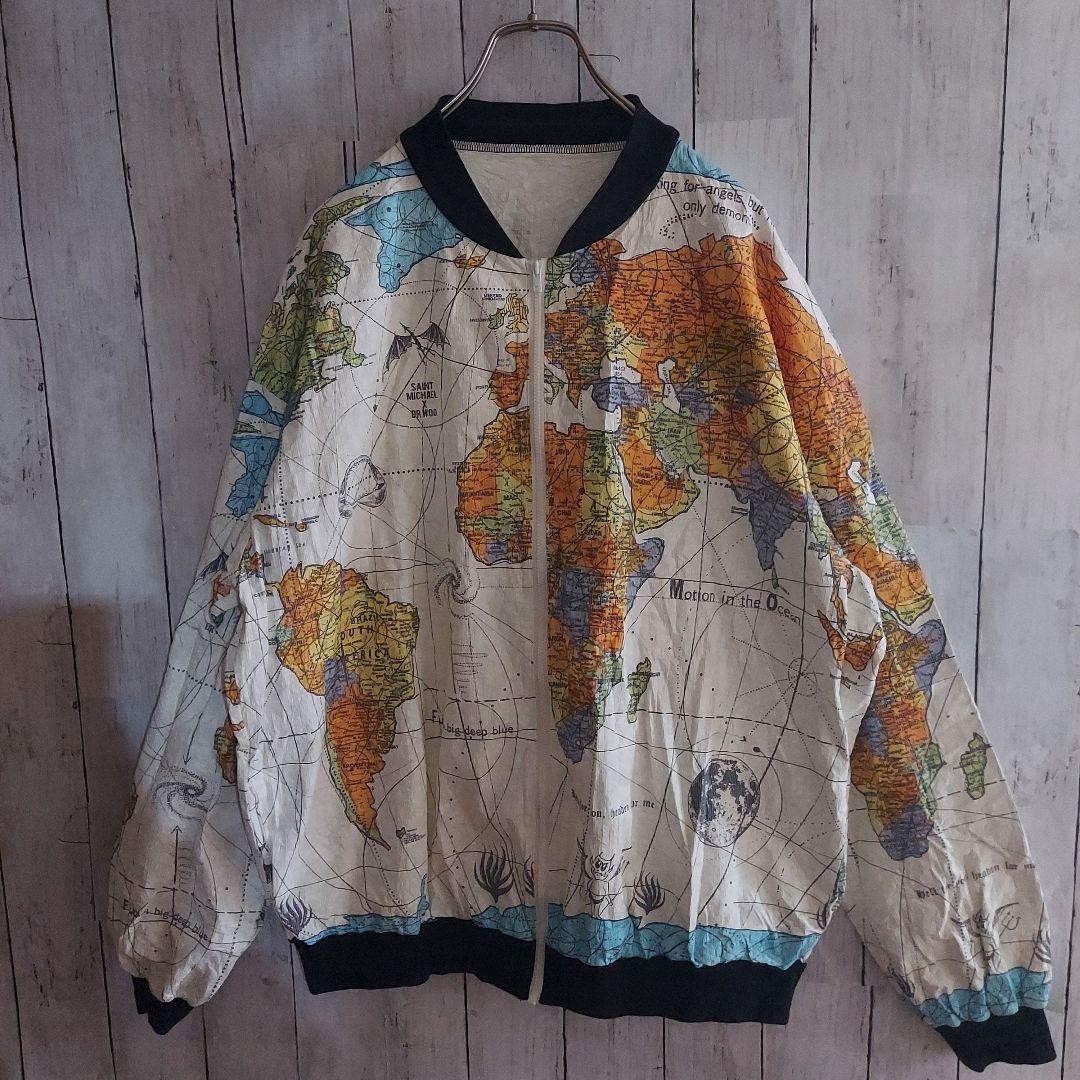 SAINT MICHAEL Dr. Woo World Map Pattern Paper Jac… - image 21