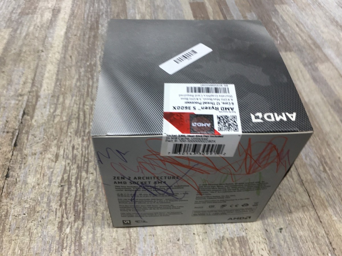 AMD Ryzen 5 3600 Processor (3.6GHz, 6 Cores, Socket AM4) - 100