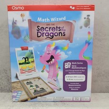 Osmo Math Wizard  The Secrets Of The Dragons - iPad/Fire Tablet Ages 6-8 - NEW  