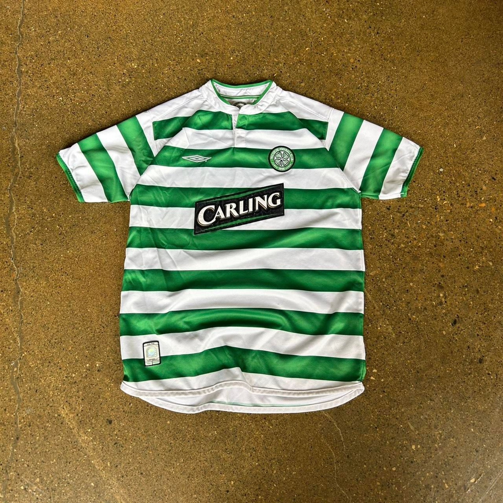 Vintage 2003-2004 Celtic FC 100th Anniversary Home Soccer Jersey XS/S