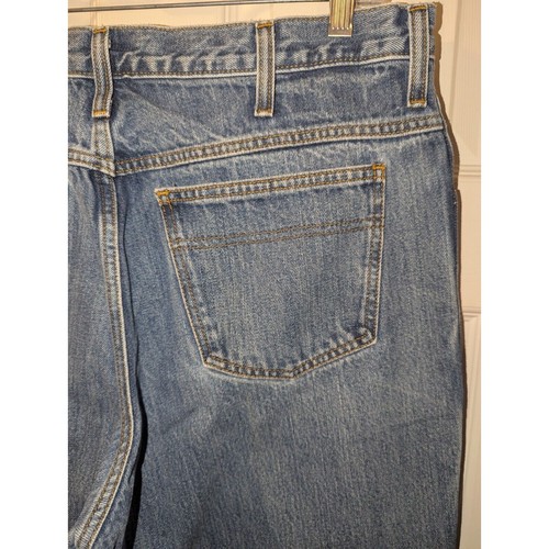 Cinch Jeans Uomo 35x34 Edi Locker Stock Cowboy Dritto Pelle Etichetta Verde - Foto 11 di 13