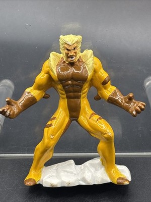 Vtg X Men Sabretooth Zizzle Zizzlinger 2'' Figurine 2005 Marvel Comics