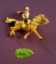 Elastolin Hausser Germany - Roman on Horse (1960s) Vintage 40mm Painted Figure