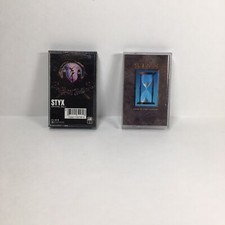 Styx Cassette Tape Lot of 2 Crystal Ball Edge Of The Century