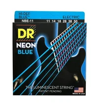 DR Guitar Strings Electric Neon Blue 11-50 Heavy
