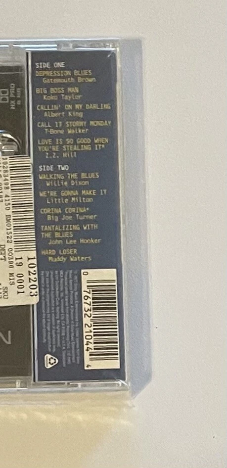 RARE OOP Blues Legends CASSETTE TAPE Willie Dixon MUDDY WATERS John Lee Hooker - Image 2 of 2