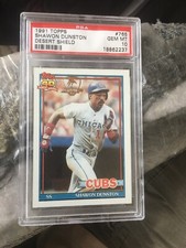 1991 TOPPS DESERT SHIELD #765 SHAWON DUNSTON PSA 10
