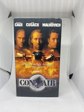 Con Air VHS 1997 Nicolas Cage John Cusack John Malkovich Action Movie Film