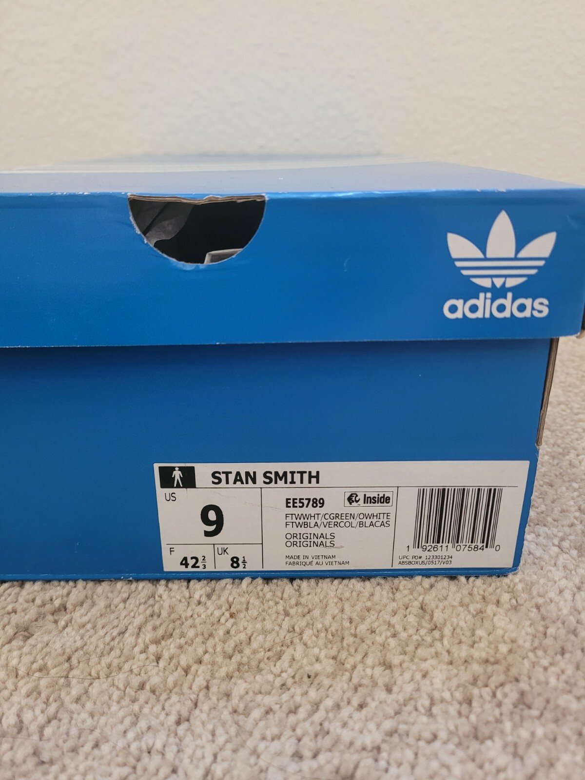 Size 9 - adidas Stan Smith White - EE5789 for sale online | eBay
