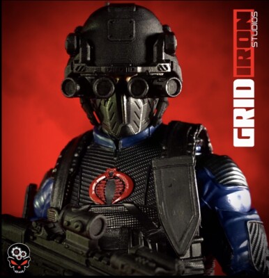 1:12 ACH HELMET W/ Night Vision For G.I. Joe Classified Cobra Marvel 6  GA90BK