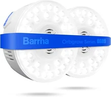 Barrina 2Pcs Orbgrow OG09 Puck LED Grow Light 5000K Plant Lamp Magnetic Linkable