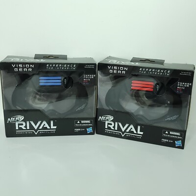 NERF Rival Phantom Corps Face Mask Precision Battling Adjustable NEW Lot Of 2