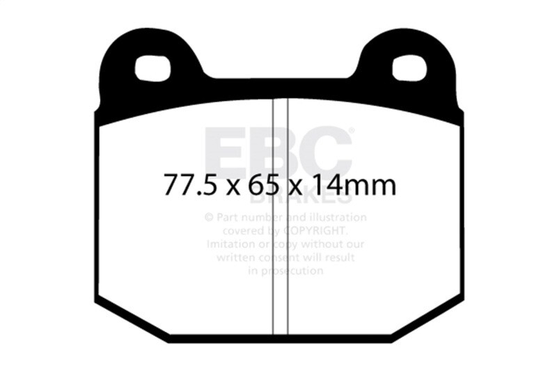 EBC FITS 2008+ Lotus 2-Eleven 1.8 Supercharged Yellowstuff Front Brake Pads