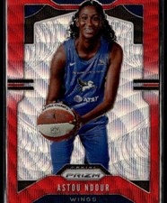2020-21 Prizm WNBA Red Wave Astou Ndour Dallas Wings #50