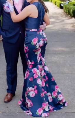 blue quince dress with butterflies Velvet Quinceanera Dress: Princesa PR30136 Dark Purple/Gold / 00