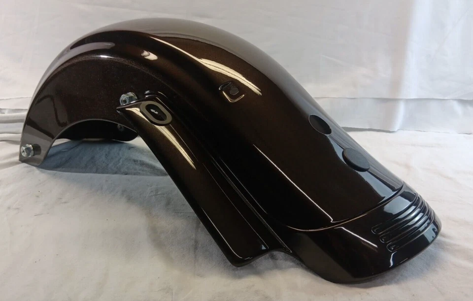 GUARDABARROS TRASERO HARLEY DAVIDSON GENUINO 17 TOURING-SUMATRA MARRÓN 59500069 59739-09 Foto 3 de 4