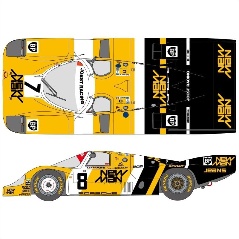 SHUNKO MODELS 1/24 Newman Porsche 956B 1985LM Decal Set for Tamiya