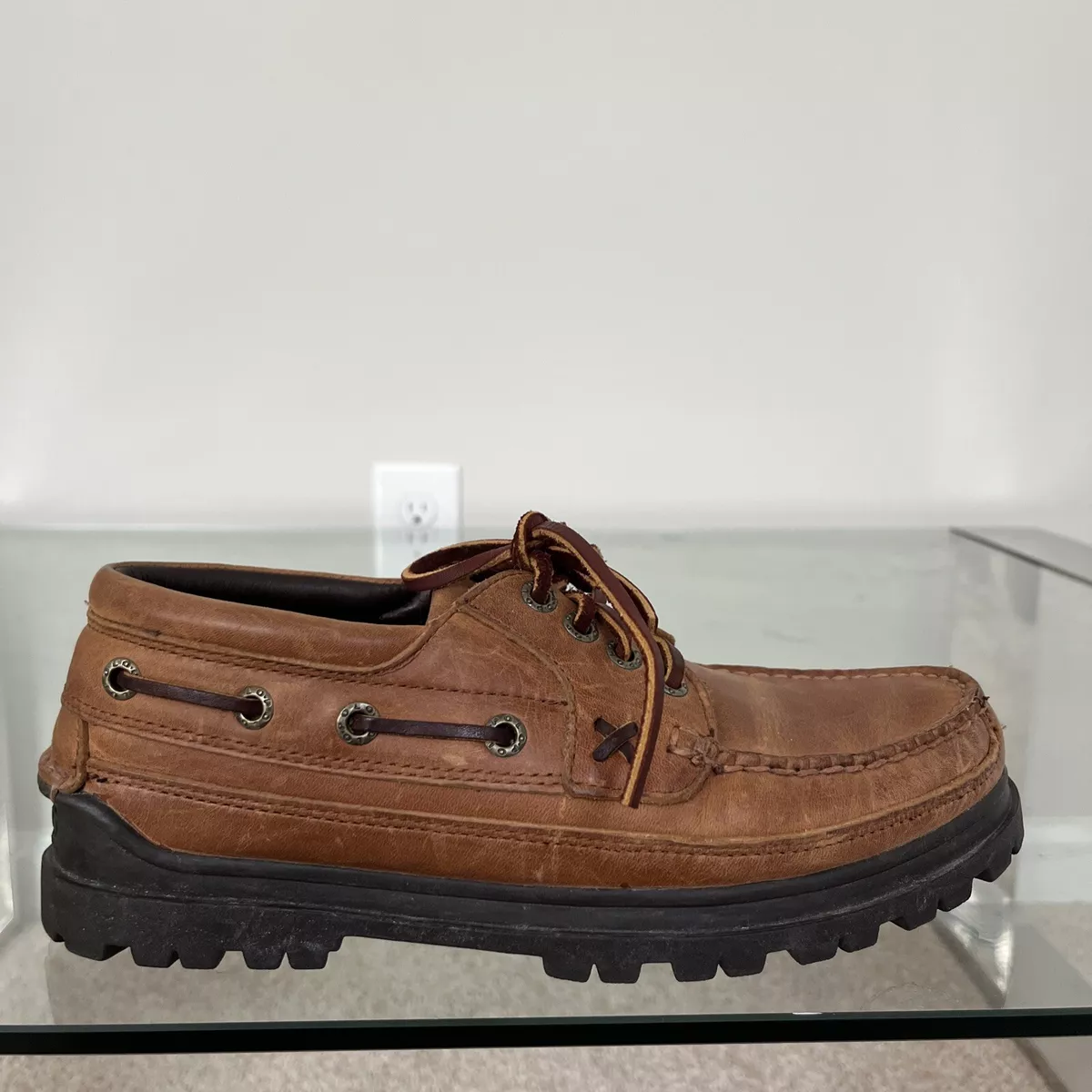 Polo shop tan shoes
