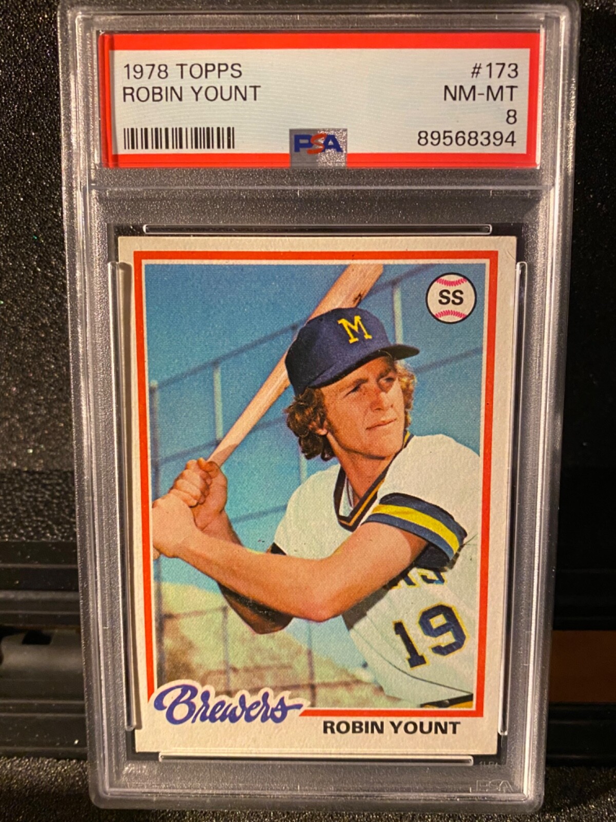1978 Topps Robin Yount #173 Milwaukee Brewers PSA 8