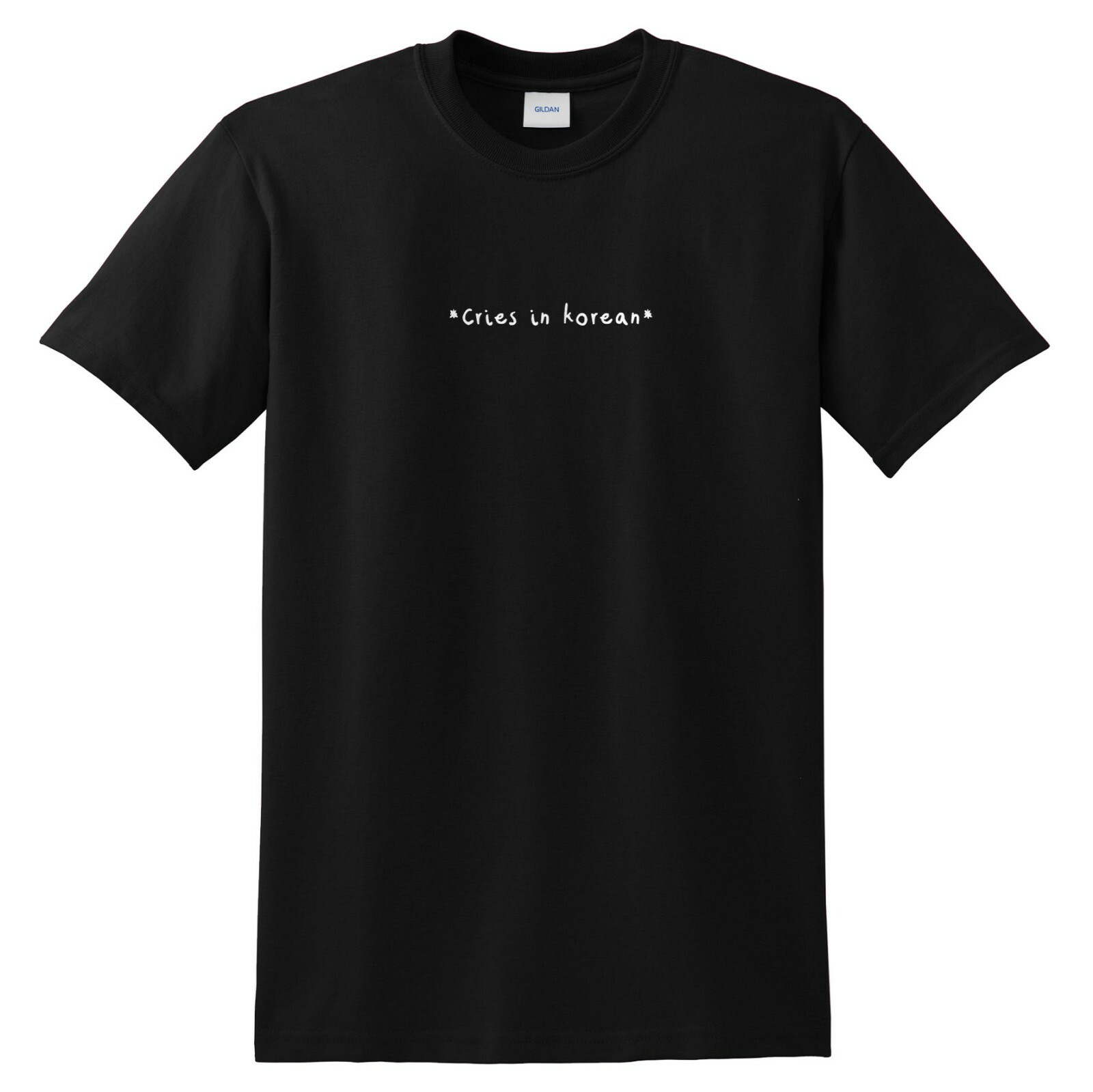 Cries In Korean Tshirt Tee Funny Kpop Kpop Kdrama Kdrama Meme